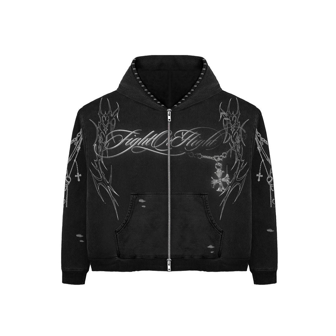CHAINED ZIP-UP